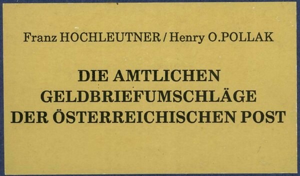 Osterreich - Wertbriefe - Geldbriefe Österreich Titel_10