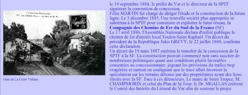 train - "Historique du Train du Littoral Toulon-St Raphaël"- Yves LHERMITTE Train410