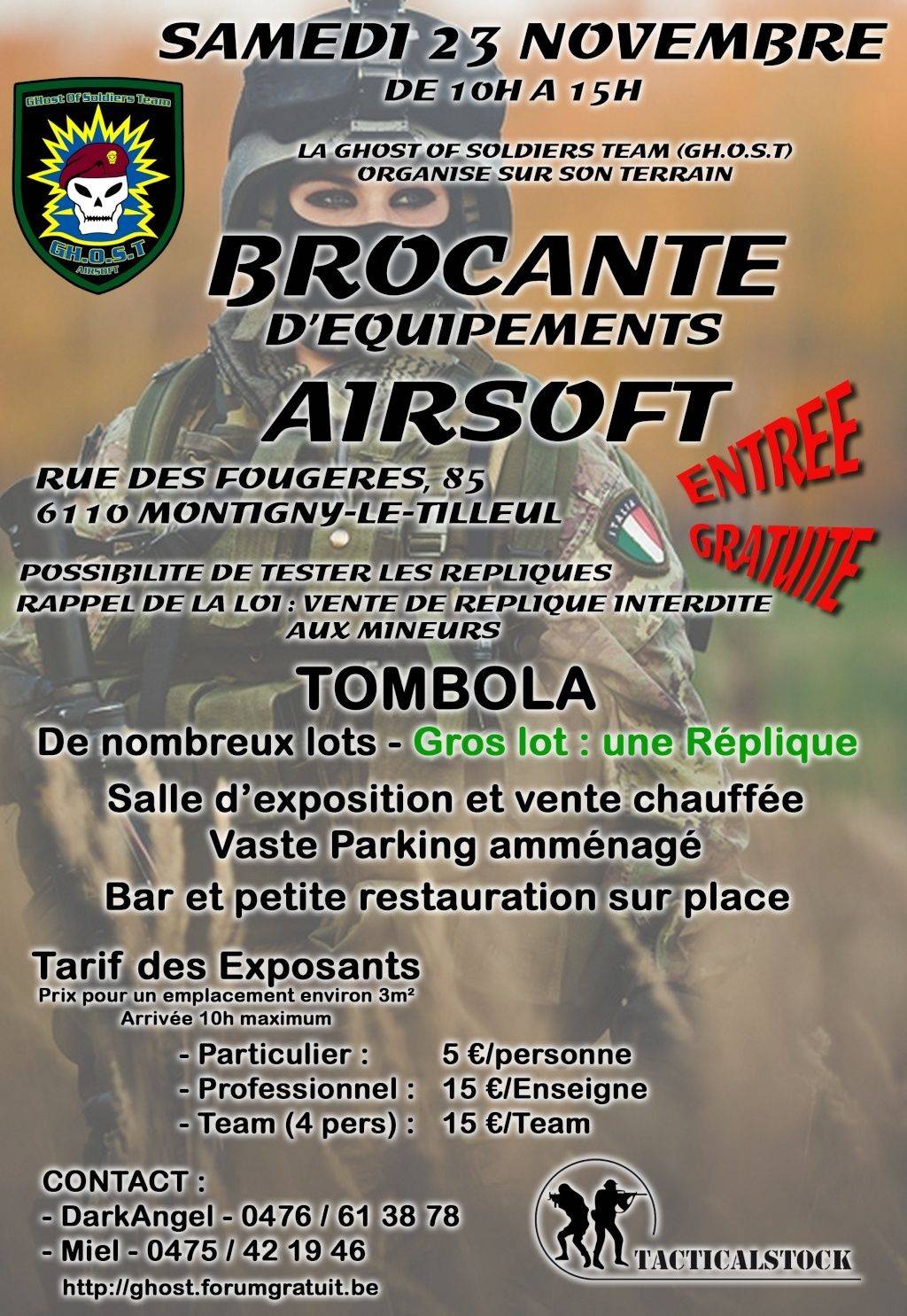 BROCANTE d'équipements Airsoft ce 23 novembre 2013 - Montigny-Le-Tilleul Brocan11