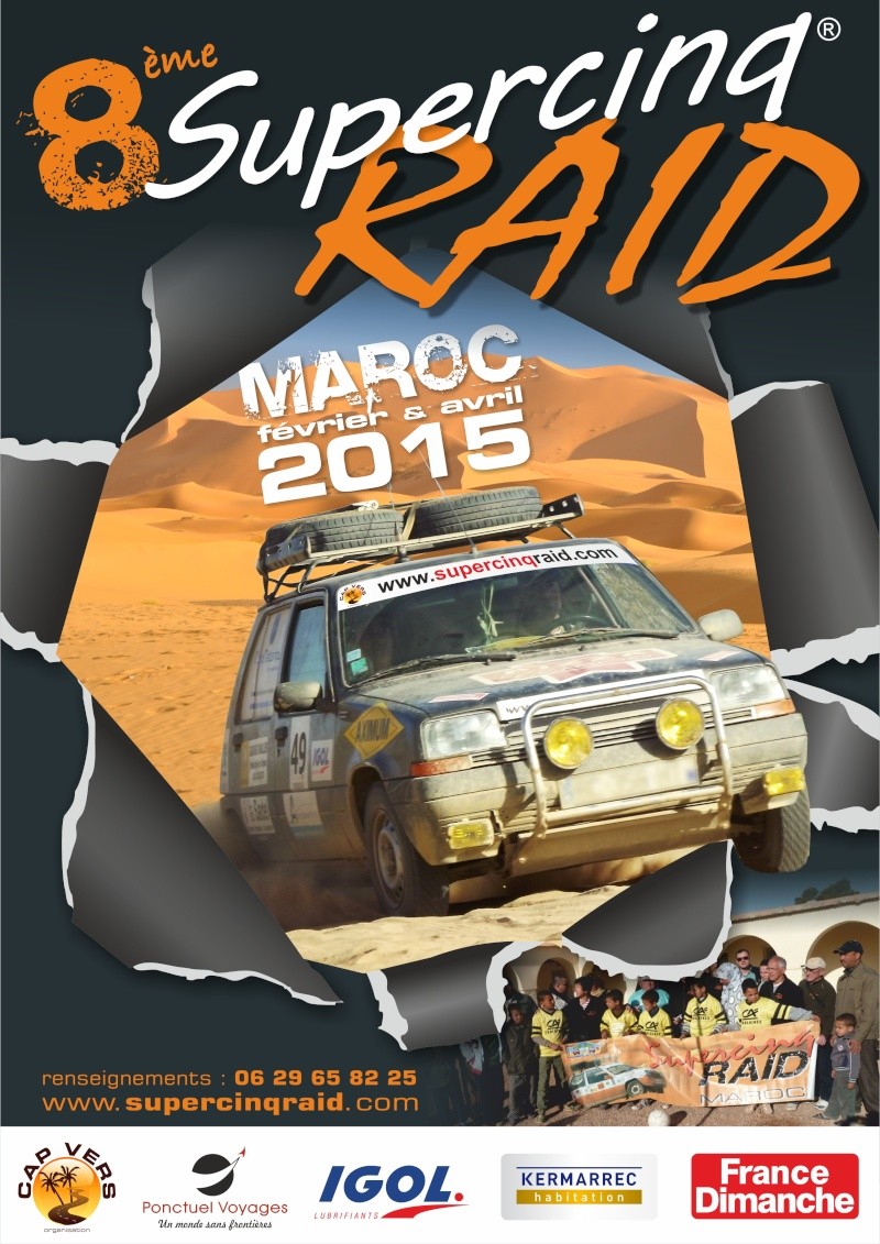 AFFICHE 2015 SUPERCINQ RAID Superc12