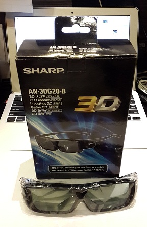 Sharp AN-3DG20 3D Glasses (Used) SOLD 20131218