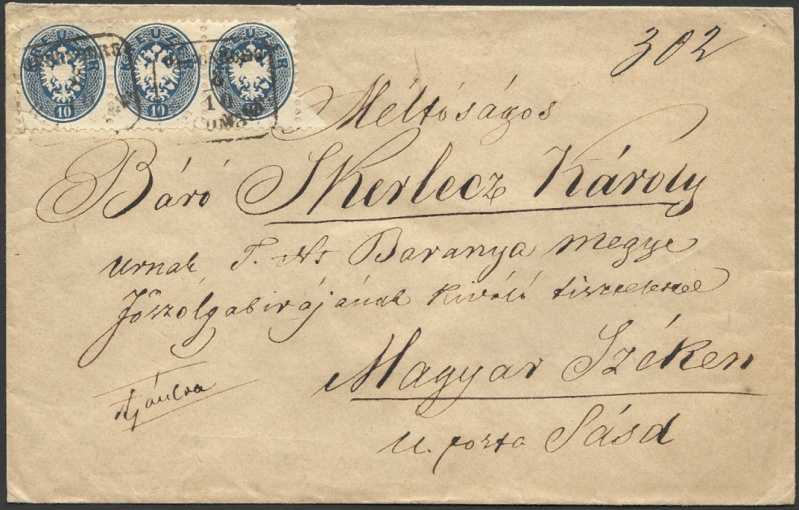 Die Freimarkenausgabe 1863/1864 1863_d10