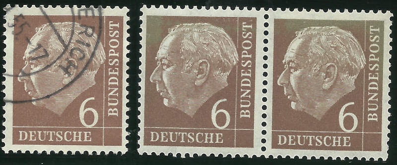 heuss briefmarke farbe ? Heuss_14