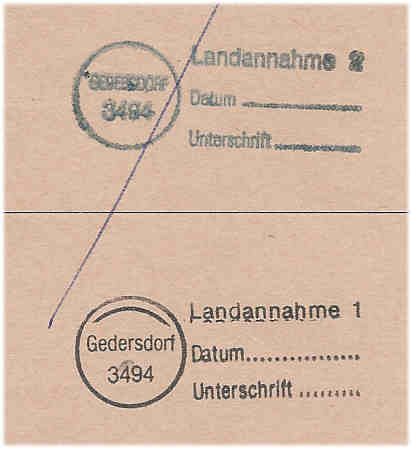 stempel - Landannahmestempel Stempe11