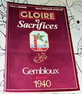 Gloire sacrifices 2e RTM Gembloux mai 40, Labarre & François 1990 Gemblo10