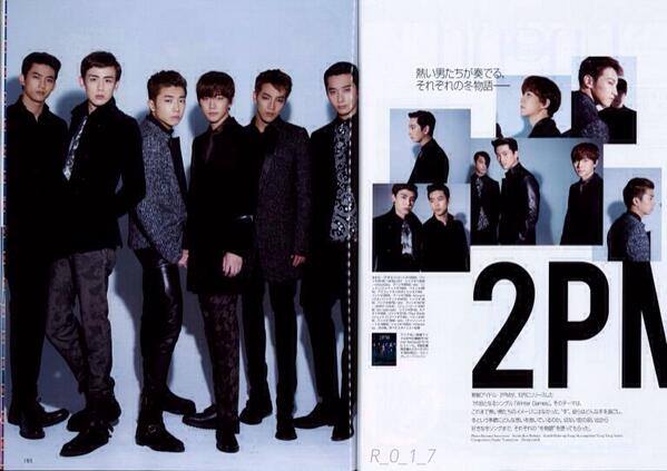 [21.10.13] [PICS] Les 2PM dans le magazine Vivi 120