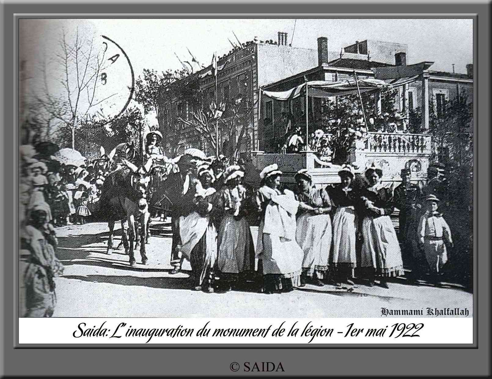 Saida : 1 er Mai 1922 Inaugu10