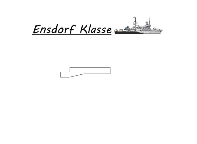 Halbschiff/ Bundesmarine Ensdorf Klasse Typ 352 FERTIG F_114