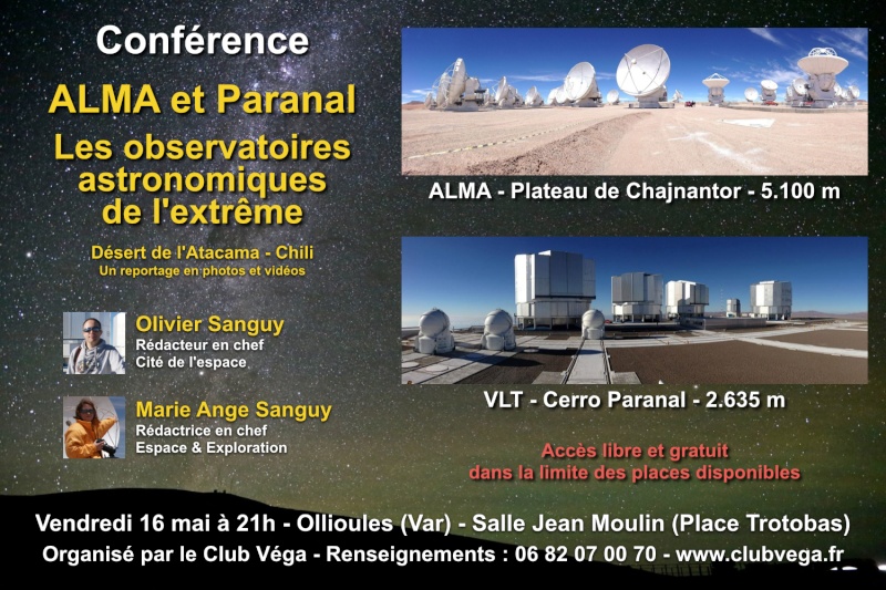 Conférence gratuite ALMA et Paranal (Marie Ange et Olivier Sanguy) Conf-o11