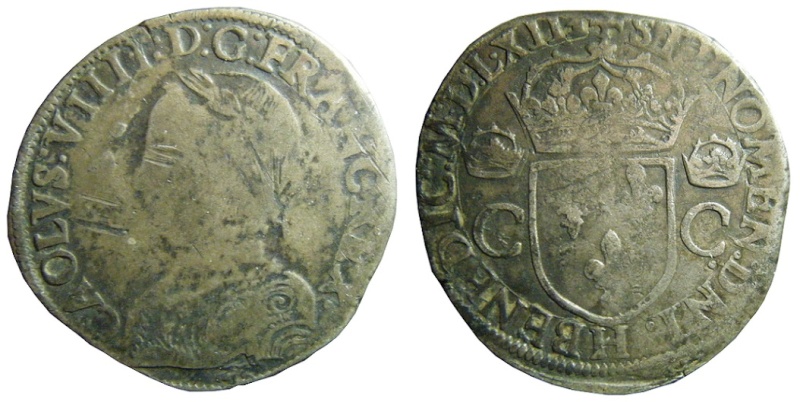 Teston (2ème type) Charles IX fauté ? Charle11