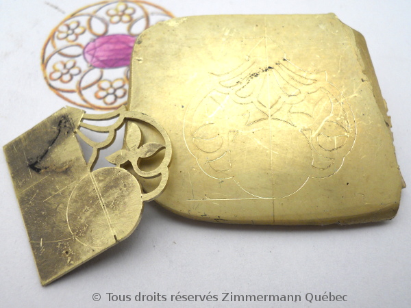 Pendentif or 18 K avec une aigue-marine de 10 mm ( taillée par Patrick Dubuc ) Dscn1610