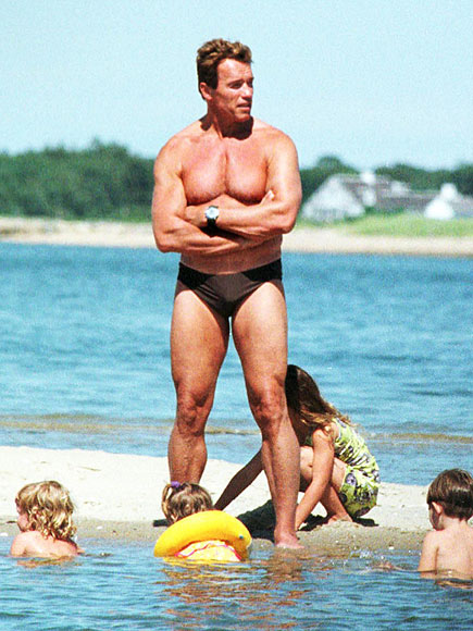 Арнольд Шварценеггер muscle Beach