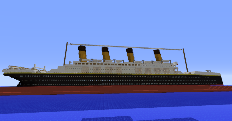 Le titanic sur minecraft ? 2014-012