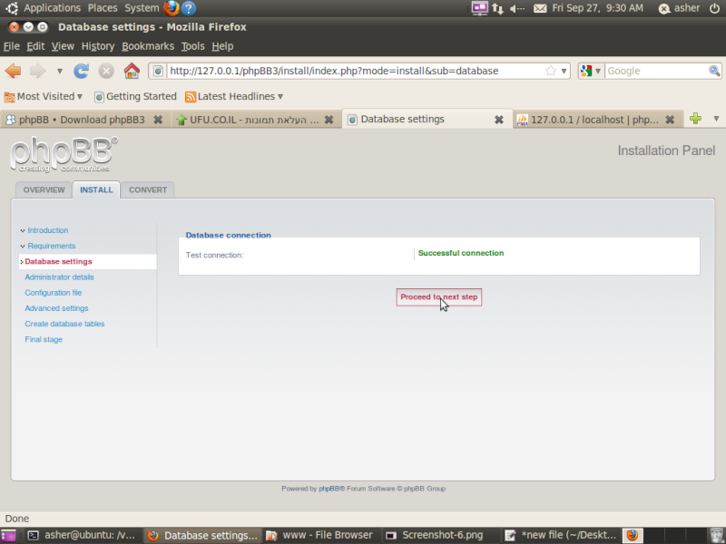 Guide install phpbb on ubuntu 1411