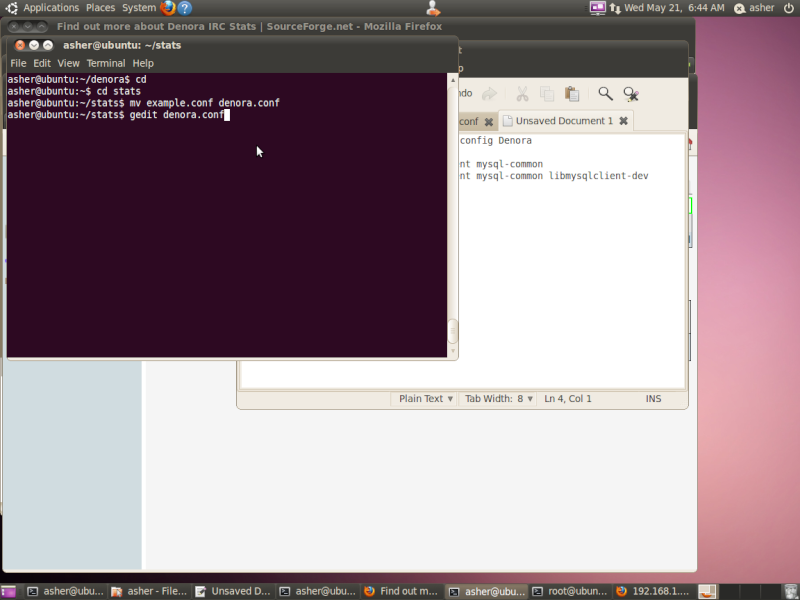 Guide install Denora on ubuntu Screen41