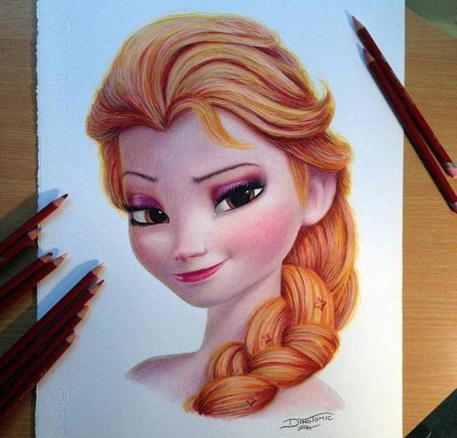 [Fan arts] La Reine des Neiges Elsa10
