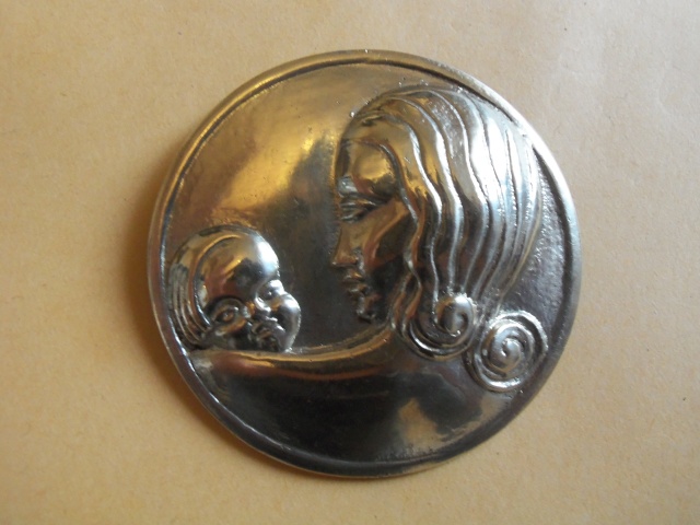 Broche 1930 Mère / enfant 100_0610