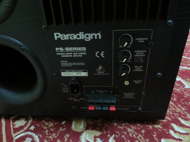 Paradigm PS1200 V.4 subwoofer(Used) Img_1013