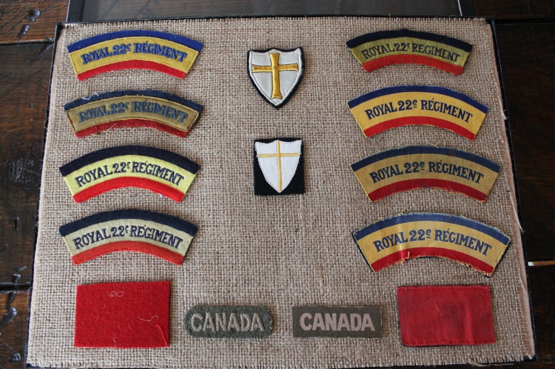 WW2 Royal 22ième Régiment collection flash Patch_10