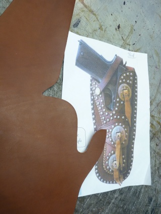 "FRAZIER" COLT 45 HOLSTER by SLYE P1140924