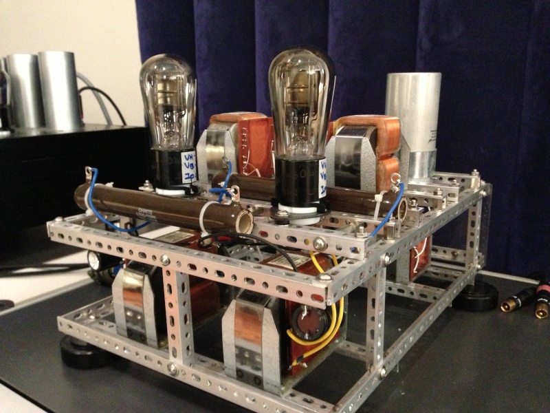 DIY 26/UX-201a line preamplifier. Image72