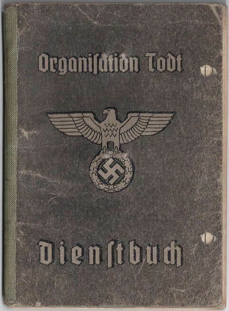 "Dienstbuch Organisation Todt Biskaya" Scan0019