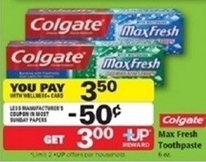 Better Than Free Colgate Max Fresh Toothpaste Starting 10/13 at Rite Aid Colgat10