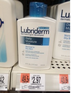 Lubriderm Daily Moisture Lotion only $1.47 at Walmart Lubr10