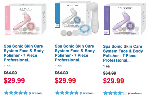 Walgreens.com: Spa Sonic Skin Care System Pro Kit Only $29.99 Shipped Screen42