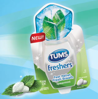 FREE TUMS Freshers in Spearmint Sample Screen56