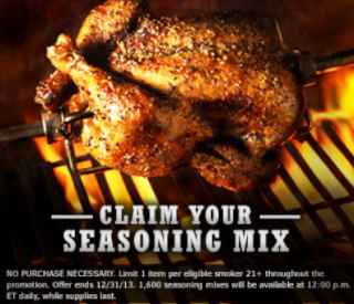 FREE Weber Kick’n Chicken Seasoning Mix from Marlboro Web10