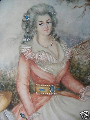 Portrait de Marie Antoinette attribué à Jean-Baptiste-André Gautier-Dagoty  et non plus à Vestier