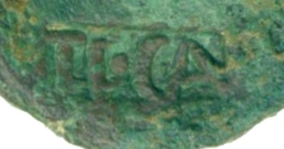 Bronze de Caligula avec contremarque de Claude Ier Avers_10