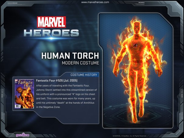 HUMAN TORCH Costume 2xxrye10