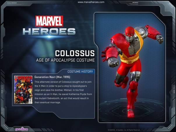 COLOSSUS Costume 3zland10