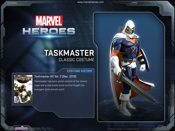 TASKMASTER Costume Rwnrlv10