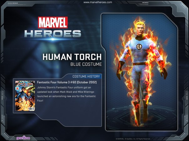 HUMAN TORCH Costume Sgt_l110