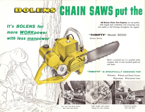 bolens chainsaws 210