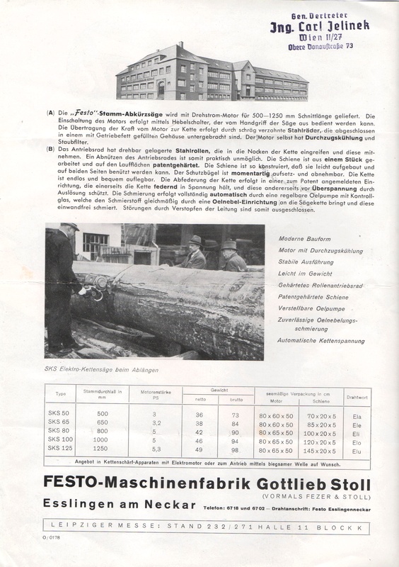 festo machinenfabrik motorsagen Festo211