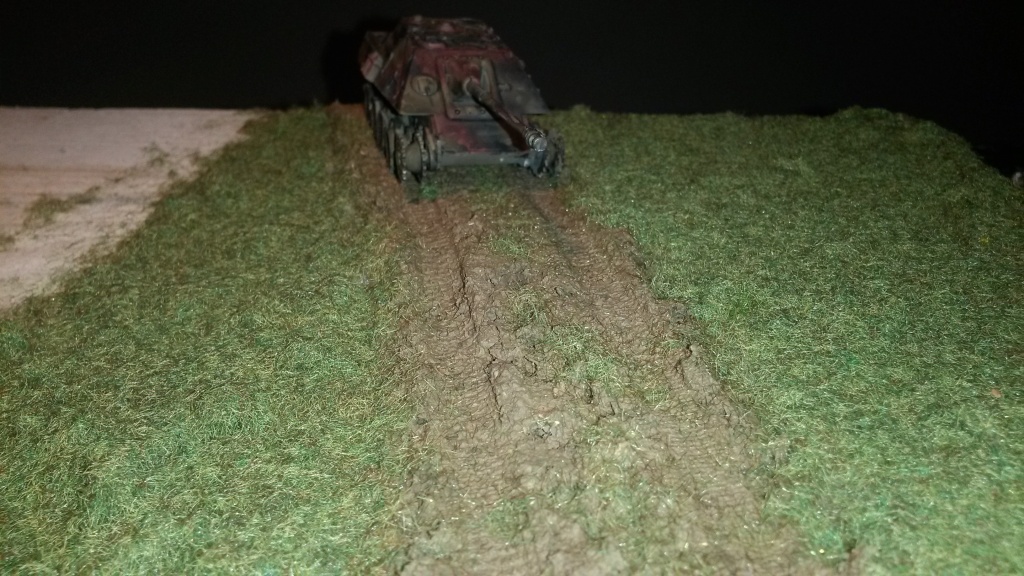 Jagdpanzer + Canon Pak 43/41 sur une route de compagne 20131013