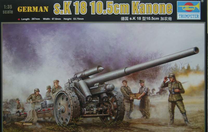 Trumpeters  10,5 cm Kanone s.k 18 in 1:35 Ka00110