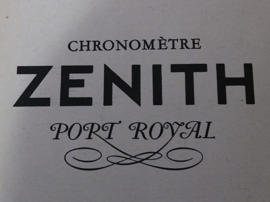 ZENITH 135 Port Royal 110