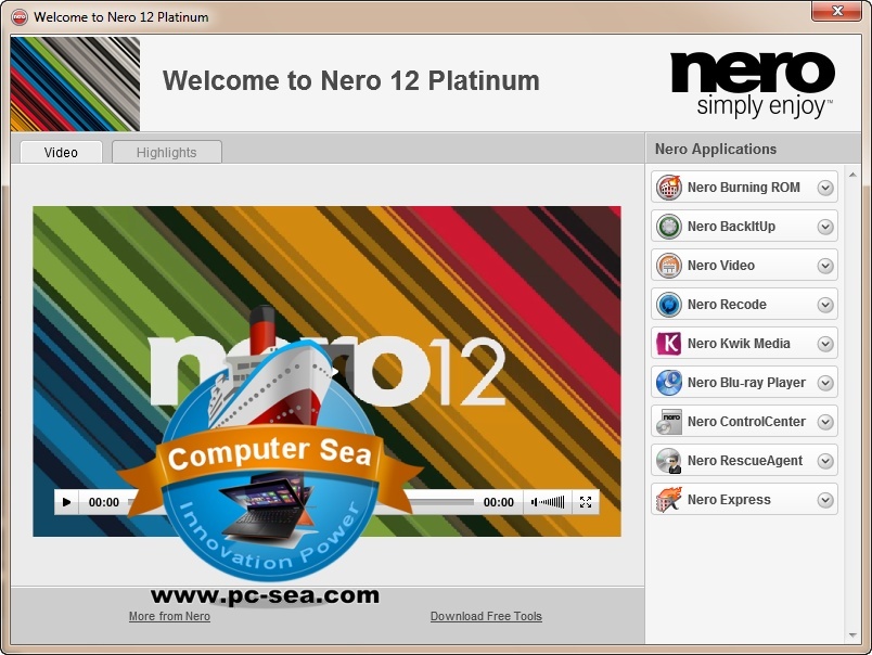 برنامج Nero v.12.0.2.0 + Serial N110