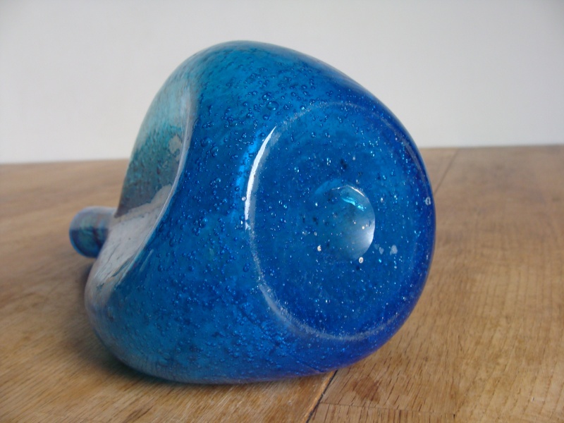 Blue Glass Vase 22610