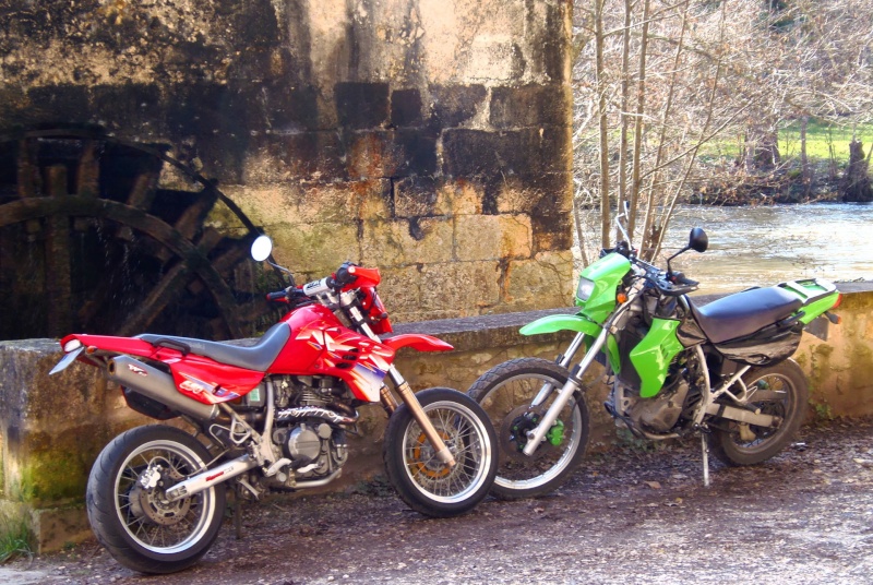 Quand la Verte rencontre la Rouge.. (2 KLR 650 C 1996) P2241618