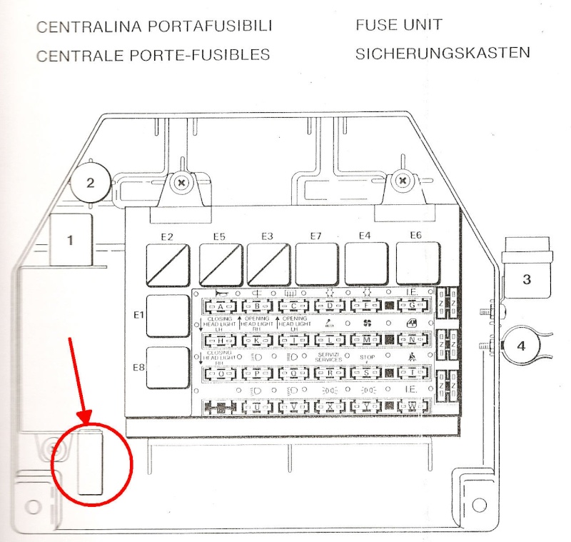 Pb n°1 : Connecteur d’entrée sur la Boite à Fusible Bafpb110