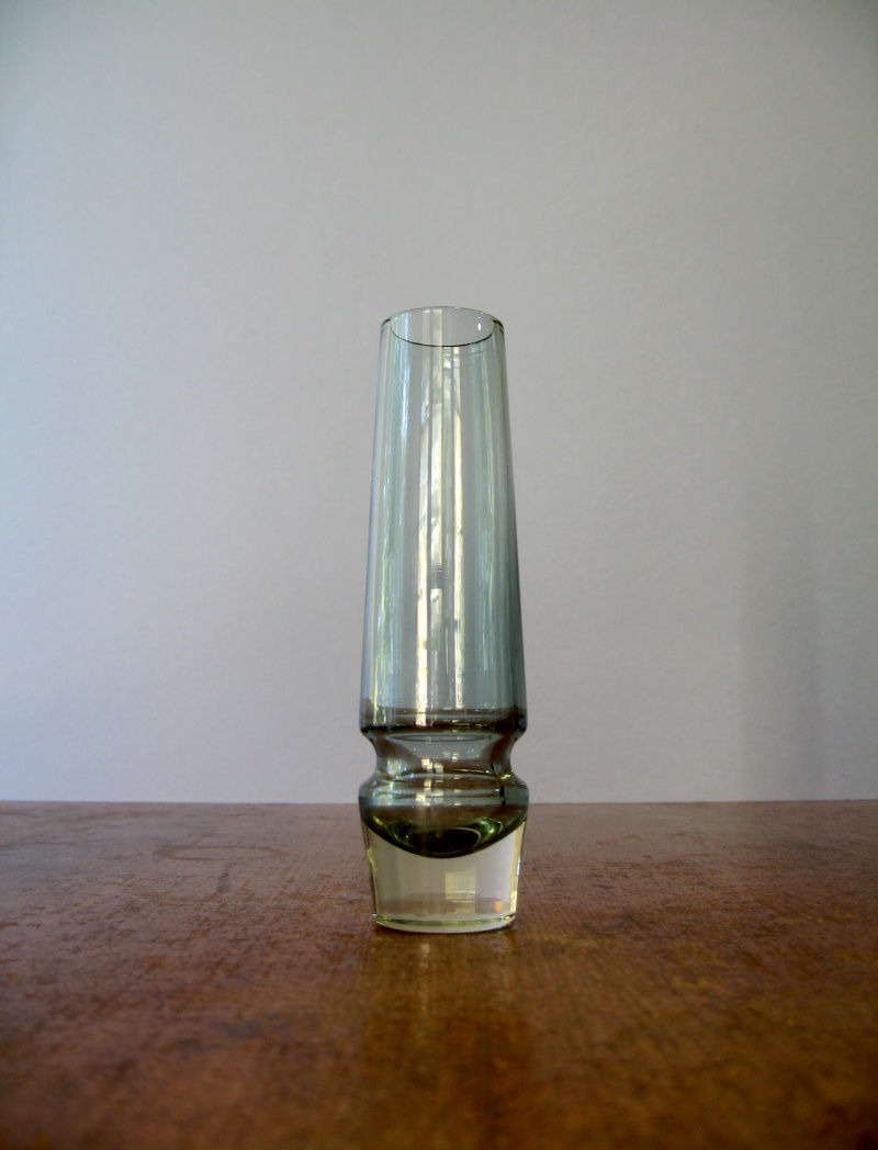Aseda? Sea Glasbruk? Vase Id - Finncristall label Glass_10