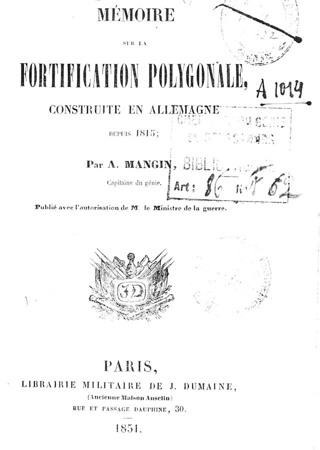 Livres concernant la "Fortification" 1851-013