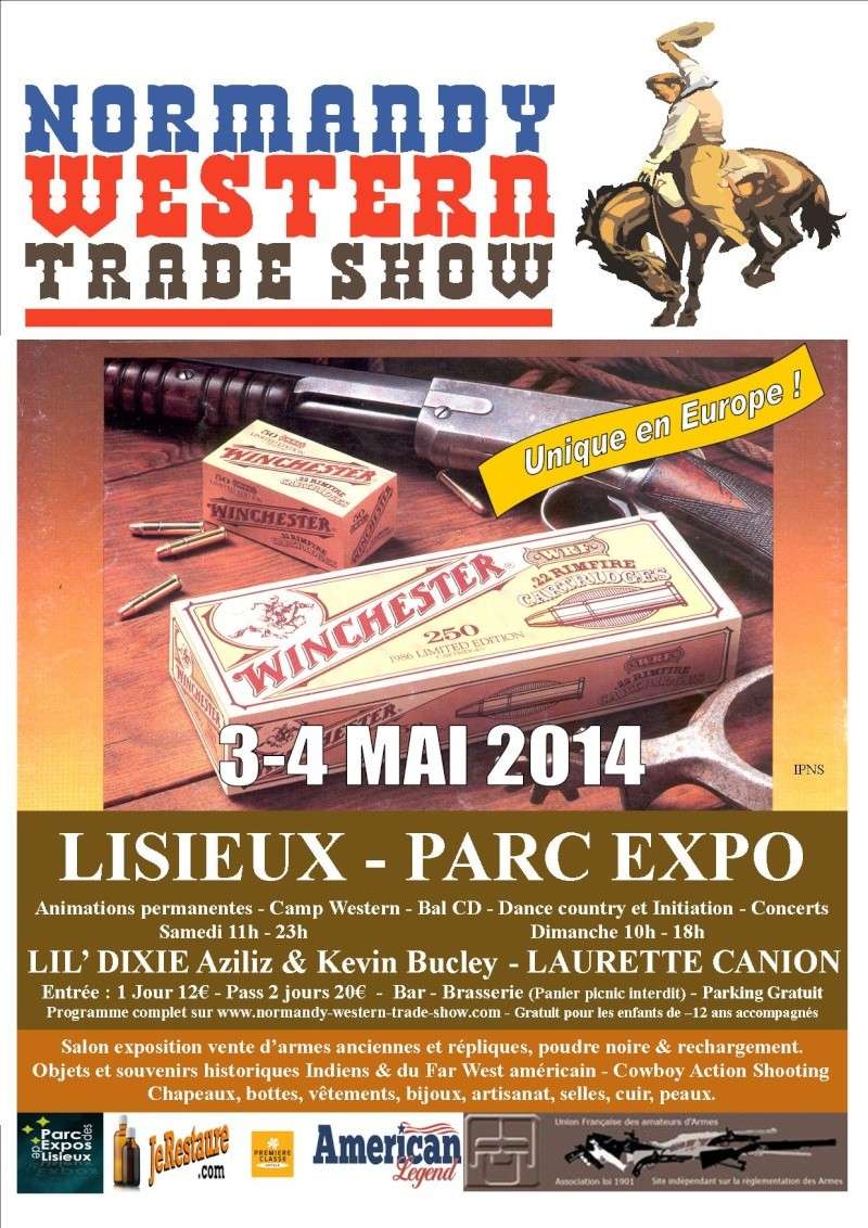 Normandy Western Trade Show - Lisieux - 3-4 mai 2014   1/2 Affich10