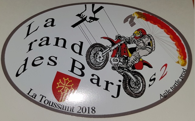 Rando des Barjos 2 : CR des barjos en tyrolienne moto - gaz !! 20181111